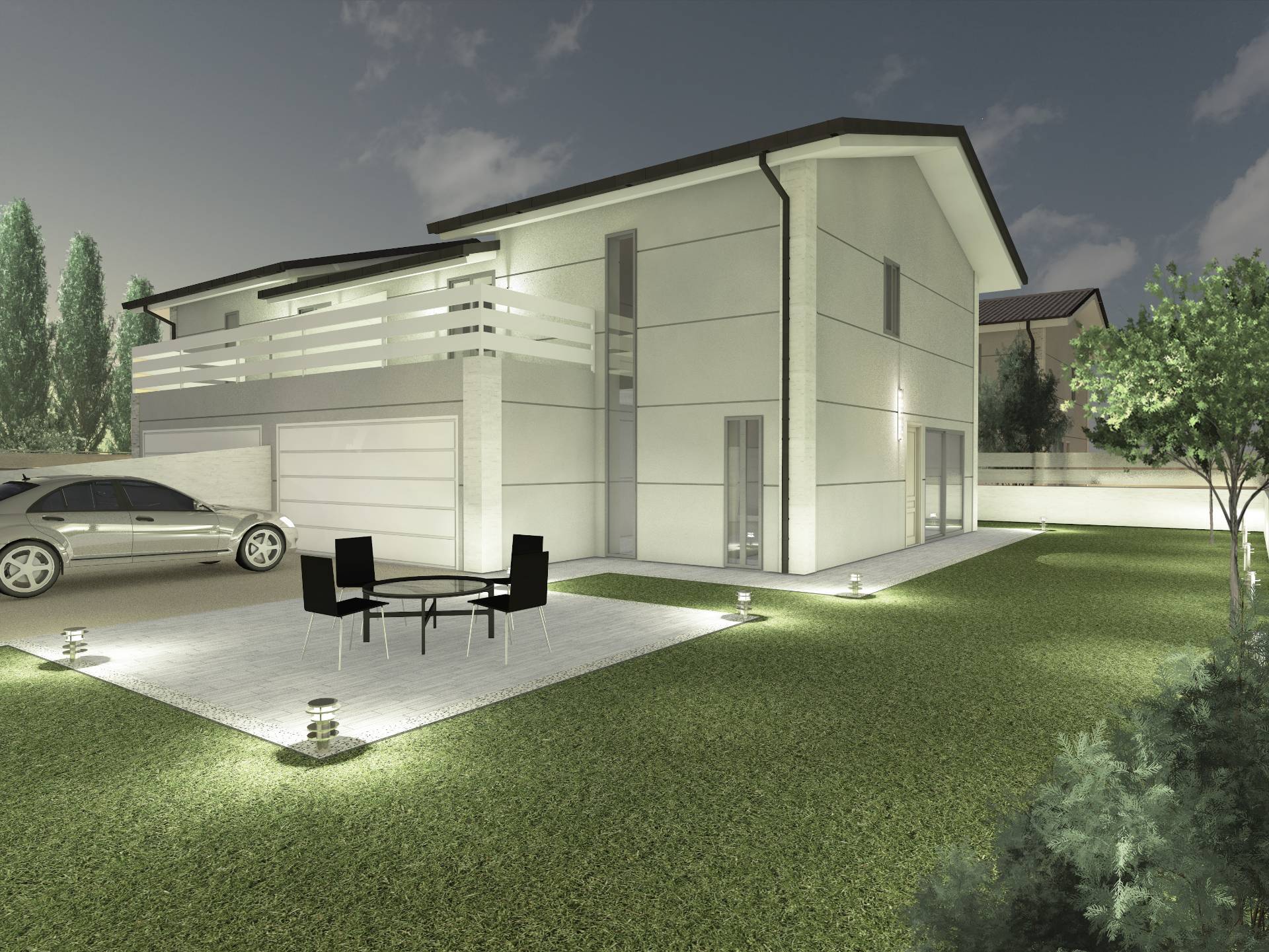 Villa abbinata in vendita a Reggio nell'Emilia, Pieve Modolena