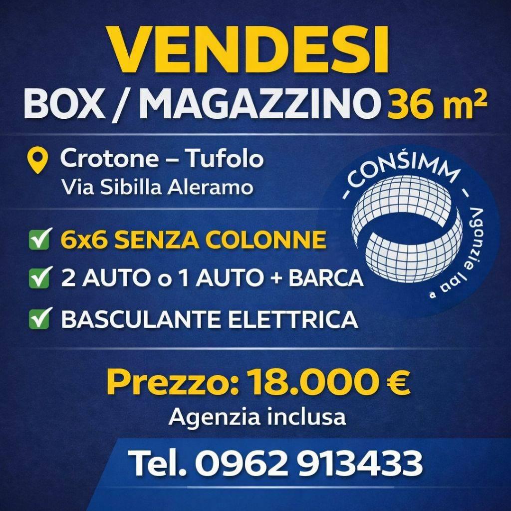 Box/Garage 36mq in vendita a Crotone
