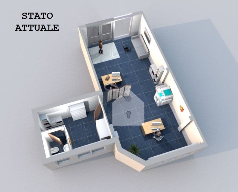 Locale commerciale in vendita a Macerata, Sforzacosta