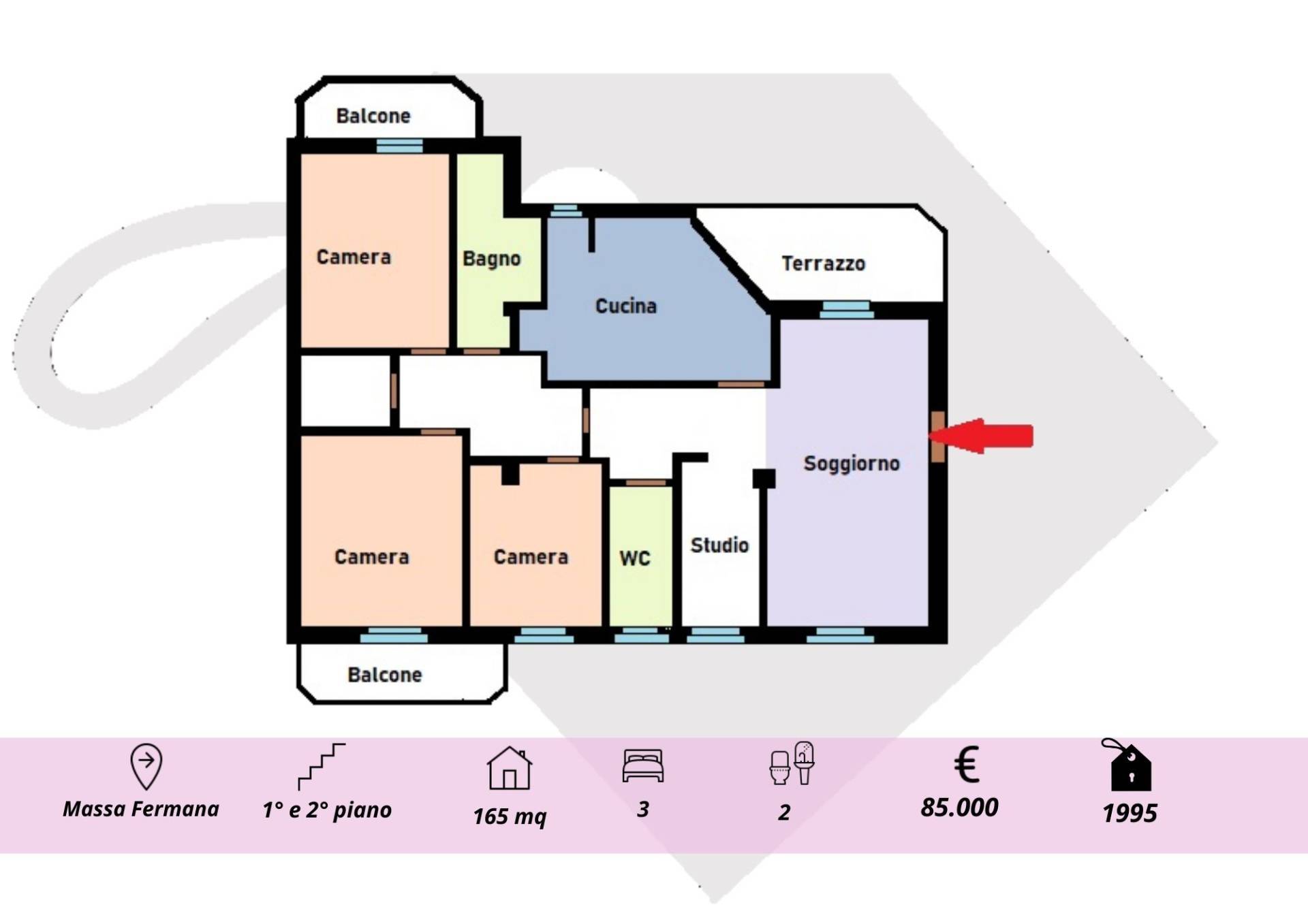 Appartamento in vendita a Massa Fermana