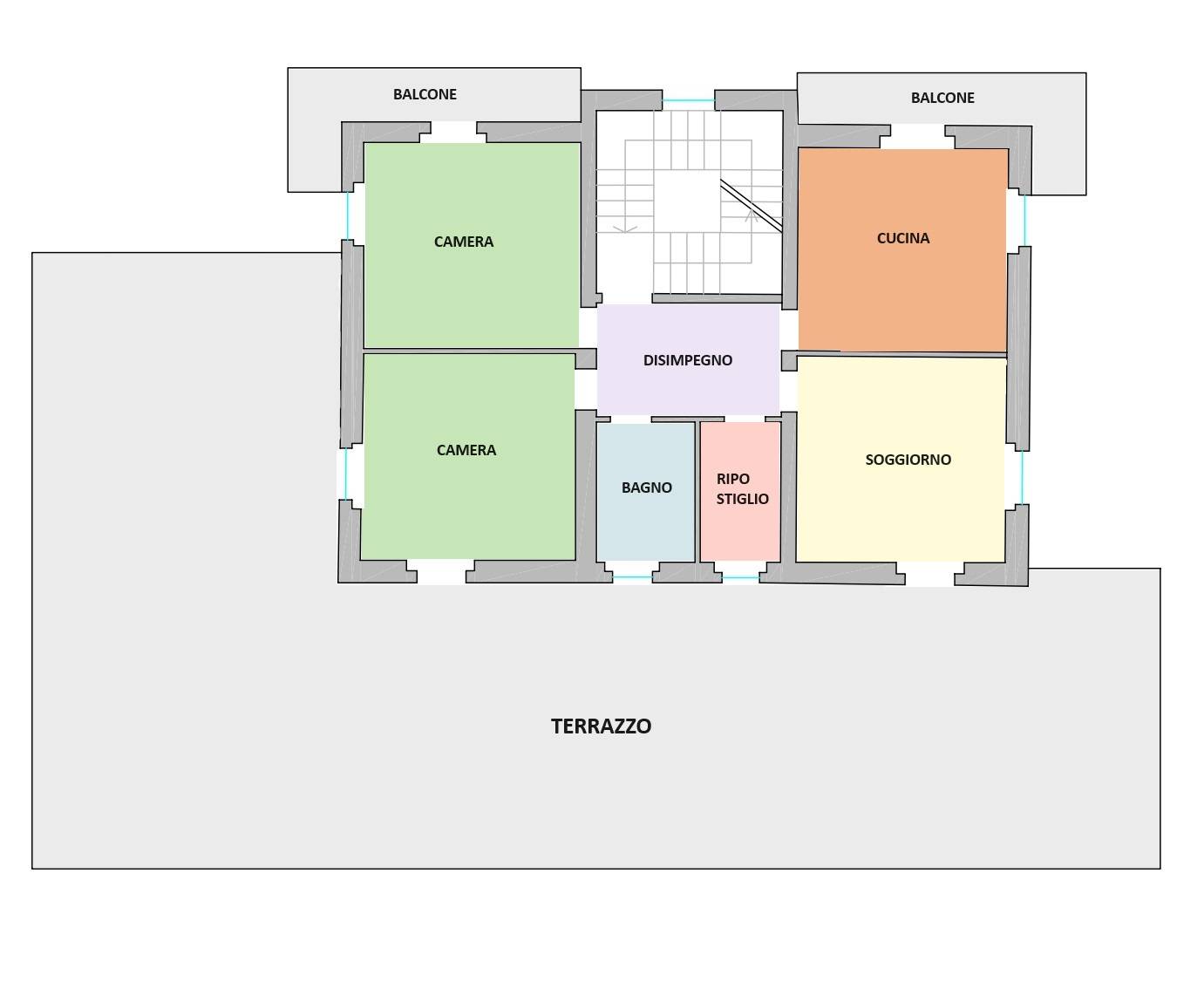 Appartamento in vendita a Macerata, Zona via Roma