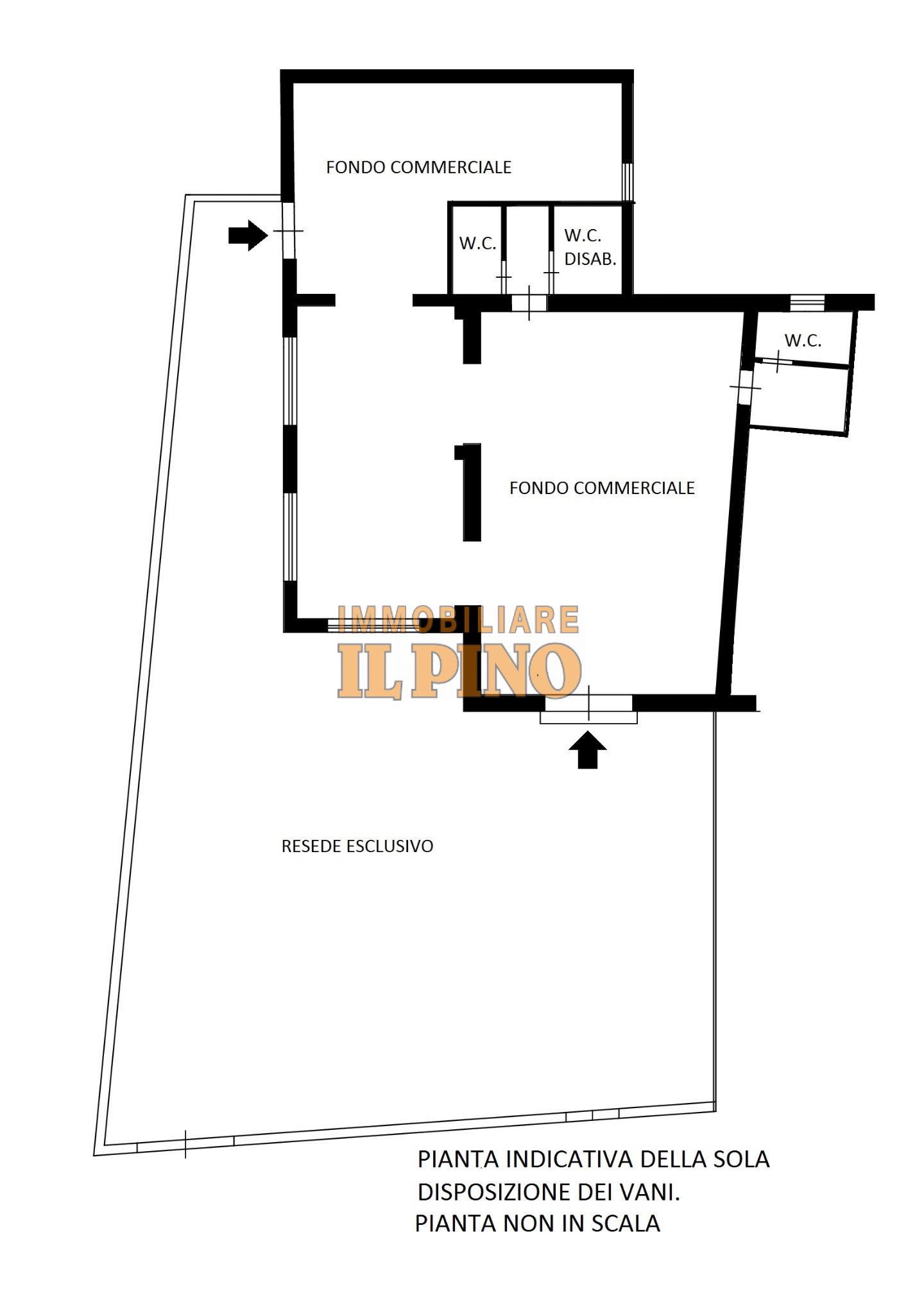 Locale commerciale ristrutturata, Cascina badia
