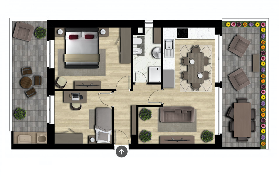 Trilocale nuovo a Milazzo