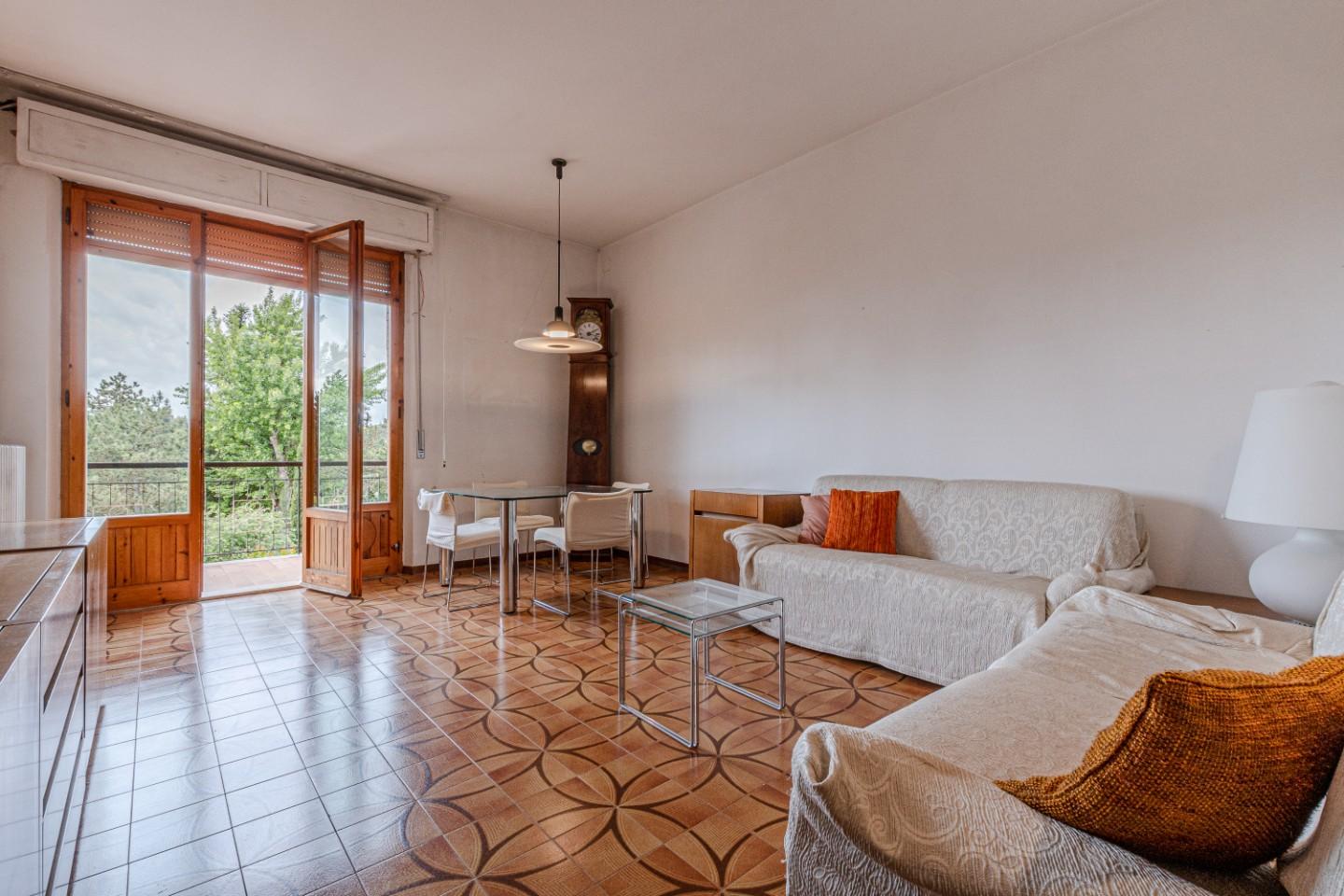 Appartamento con giardino, Siena vico alto