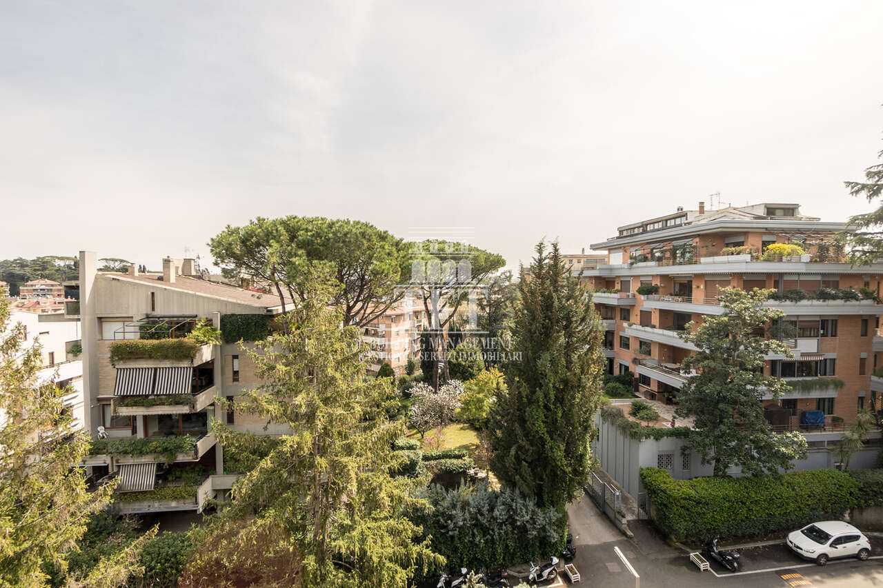 Attico con terrazzo in via della farnesina, Roma