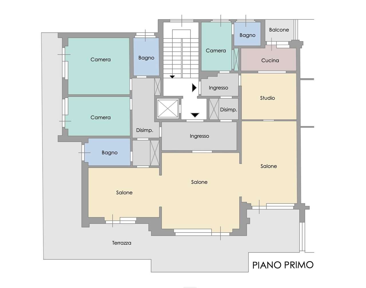 Appartamento con terrazzo in via francesco mengotti, Roma