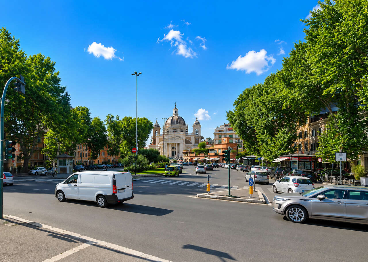 Ufficio con terrazzo in via della farnesina, Roma