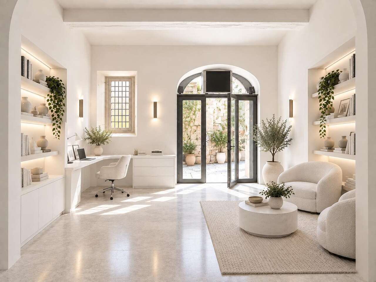 Loft ristrutturato in via dei coronari, Roma