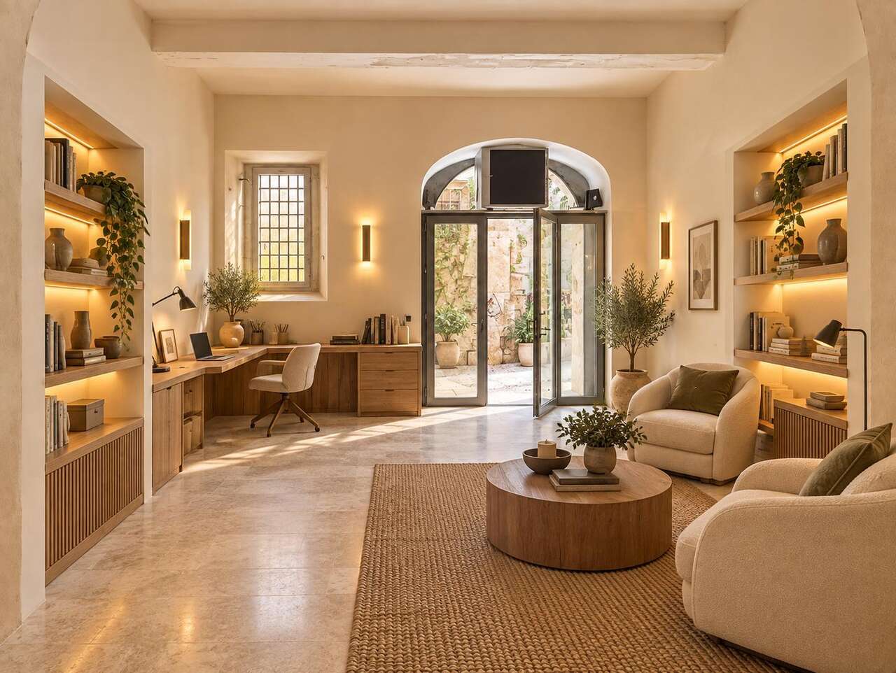 Loft ristrutturato in via dei coronari, Roma