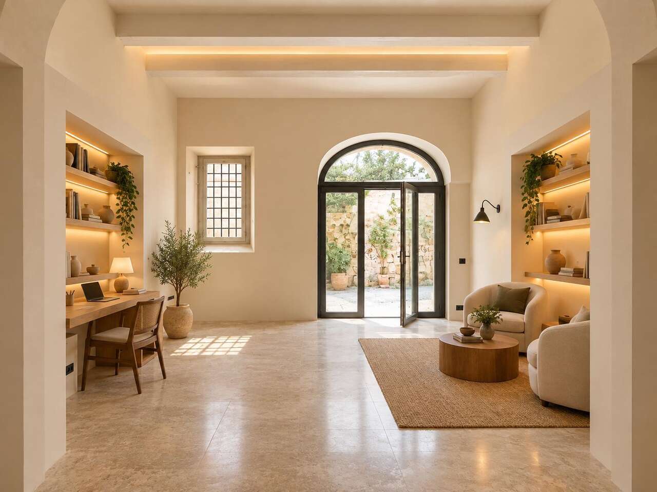 Loft ristrutturato in via dei coronari, Roma