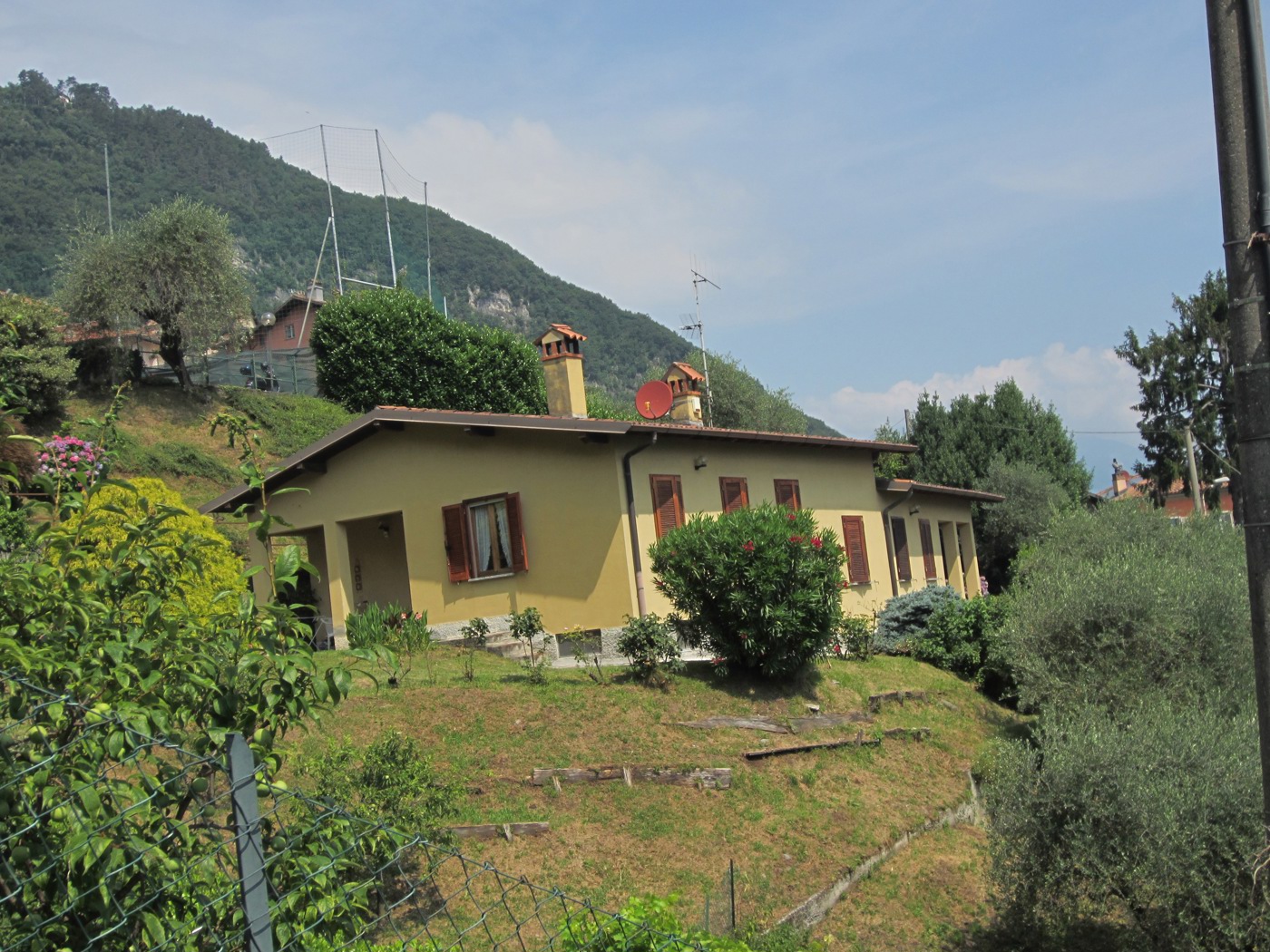 Villa vista lago a Oliveto Lario