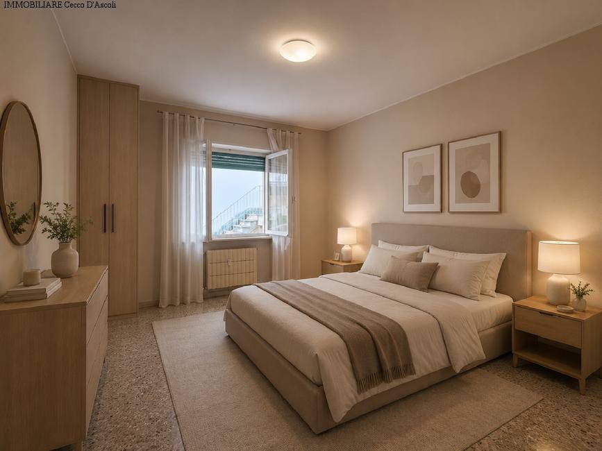 Appartamento con terrazzo in vendita a Ascoli Piceno, Piazzarola