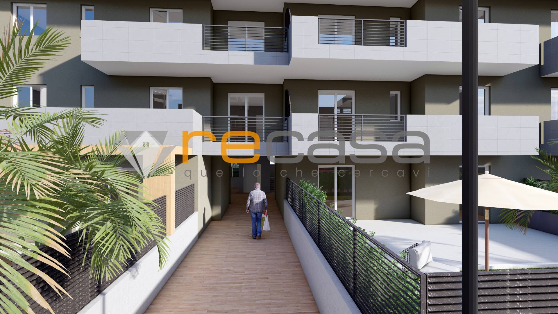 Appartamento con giardino in vendita a Pontecagnano Faiano, Pontecagnano