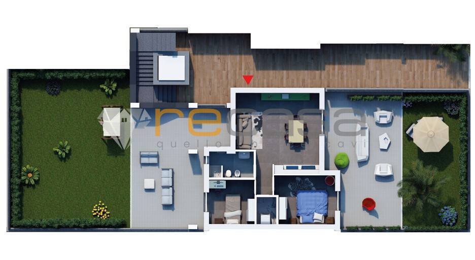 Appartamento con giardino in vendita a Pontecagnano Faiano, Pontecagnano