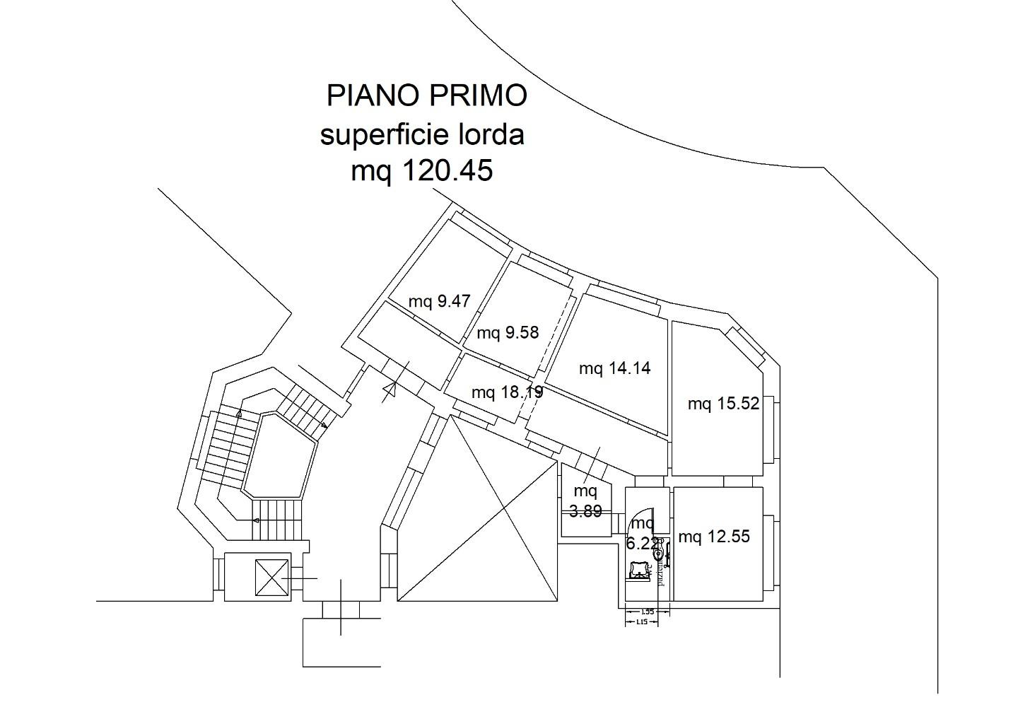 Ufficio ristrutturato, Livorno centro