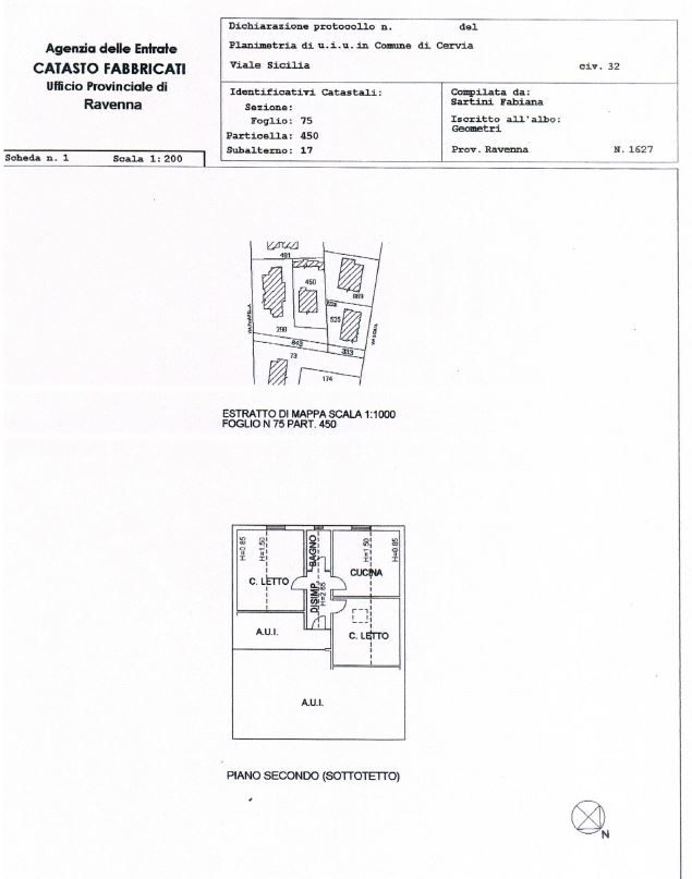 Mansarda in vendita a Cervia, Tagliata