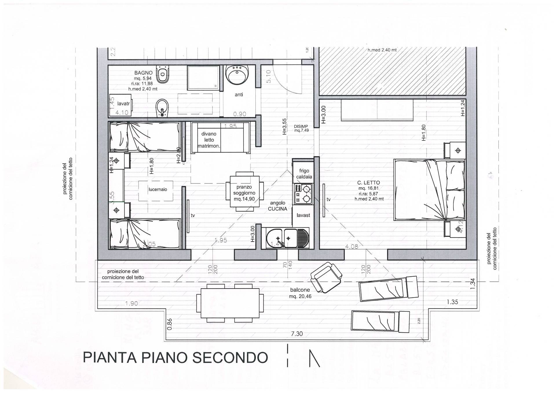 Mansarda in vendita a Cervia, Tagliata