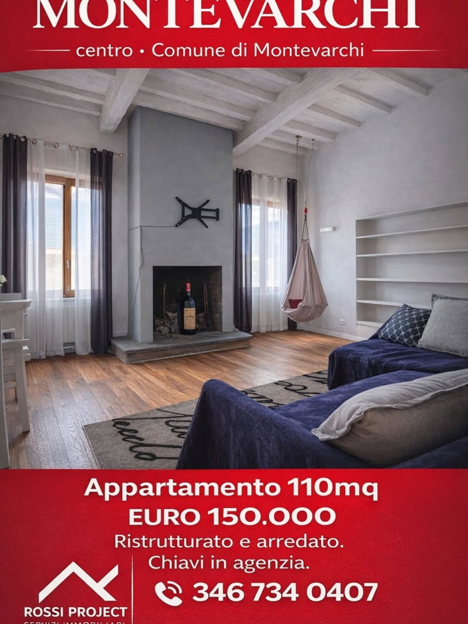 Quadrilocale ristrutturato a Montevarchi