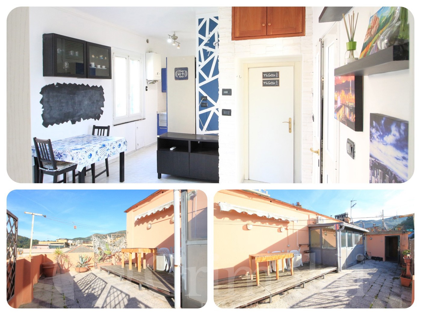 Trilocale ristrutturato a Genova