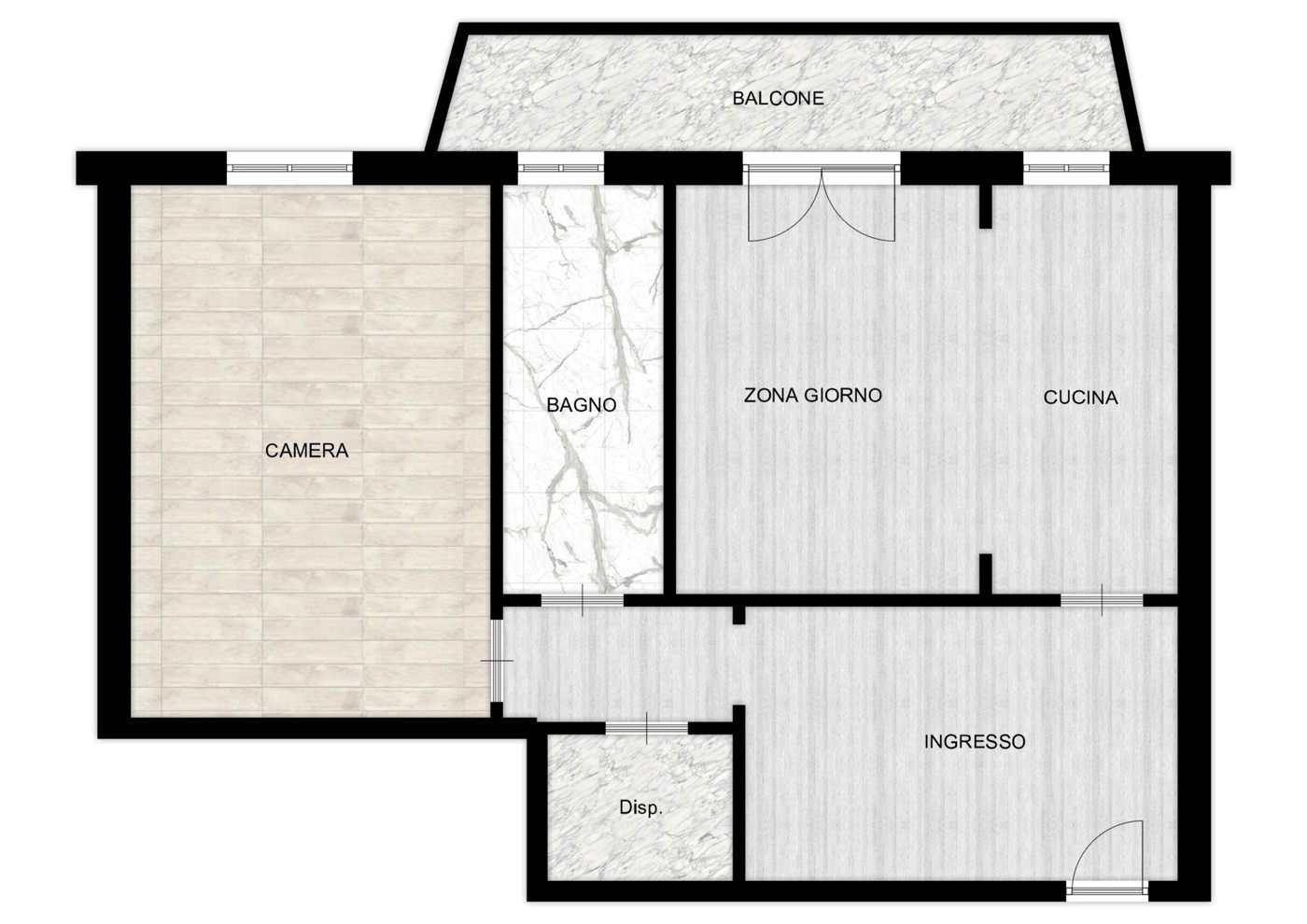 Quadrilocale ristrutturato a Genova