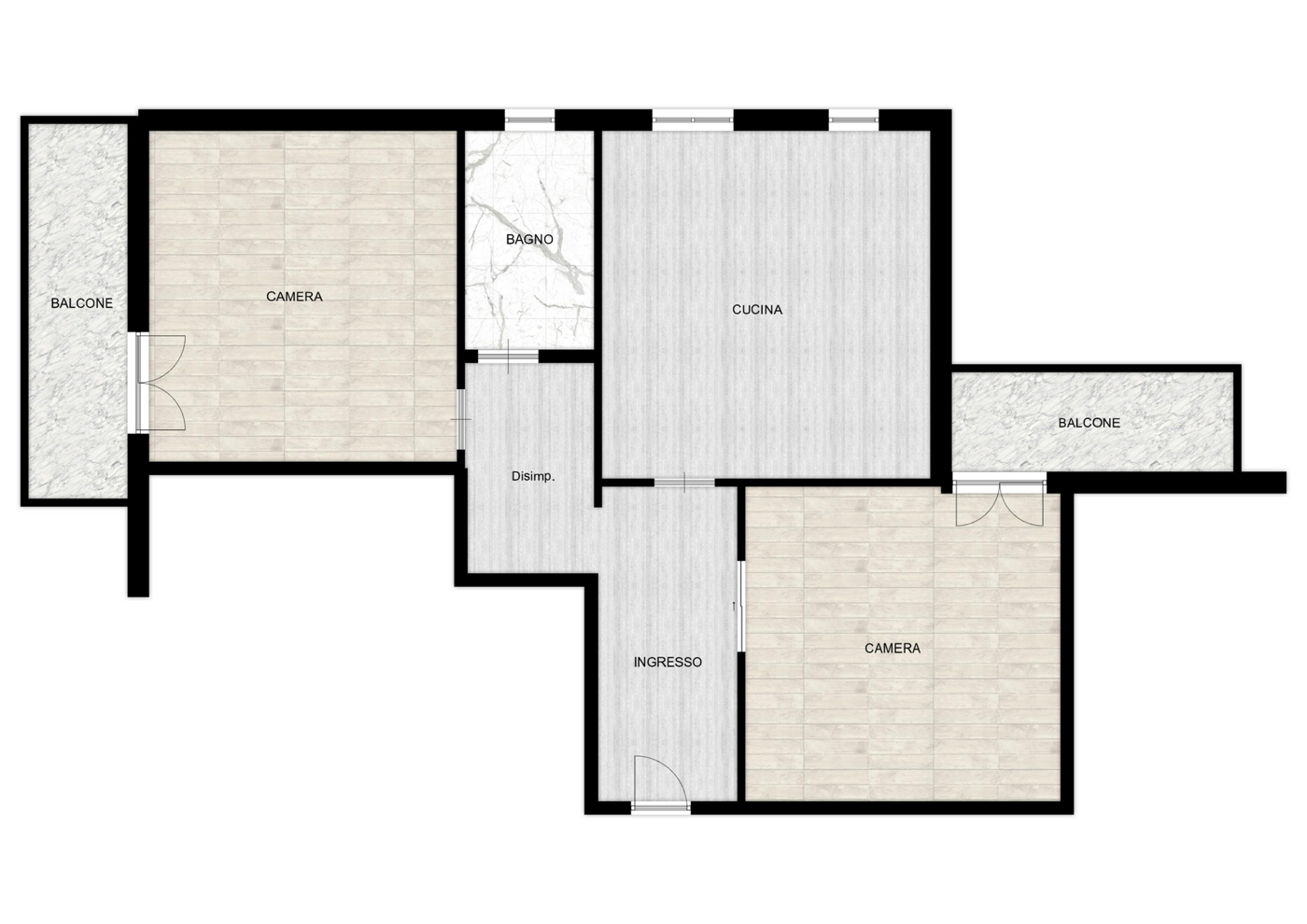 Appartamento vista mare a Genova