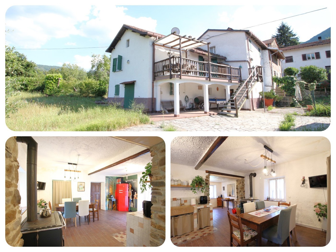 Casa indipendente con giardino a Mongiardino Ligure