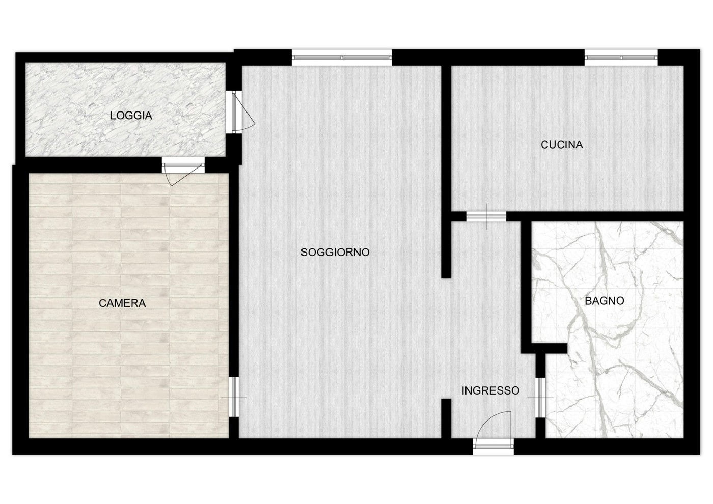 Quadrilocale in vendita a Genova