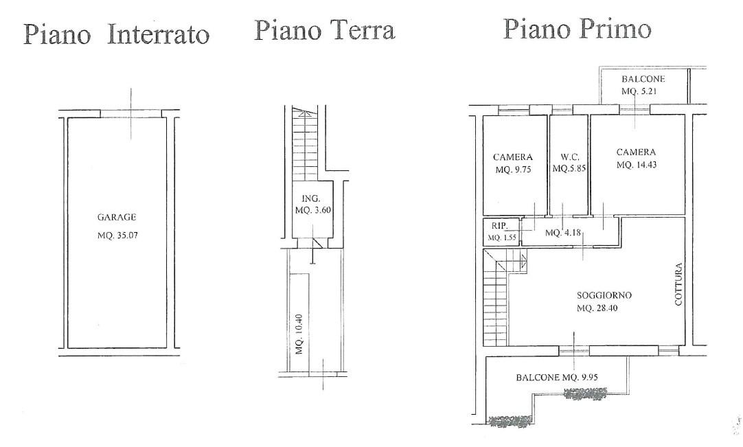 Trilocale con terrazzo a Fucecchio