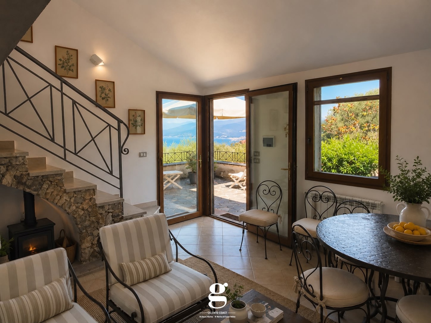 Villa vista mare a Ascea