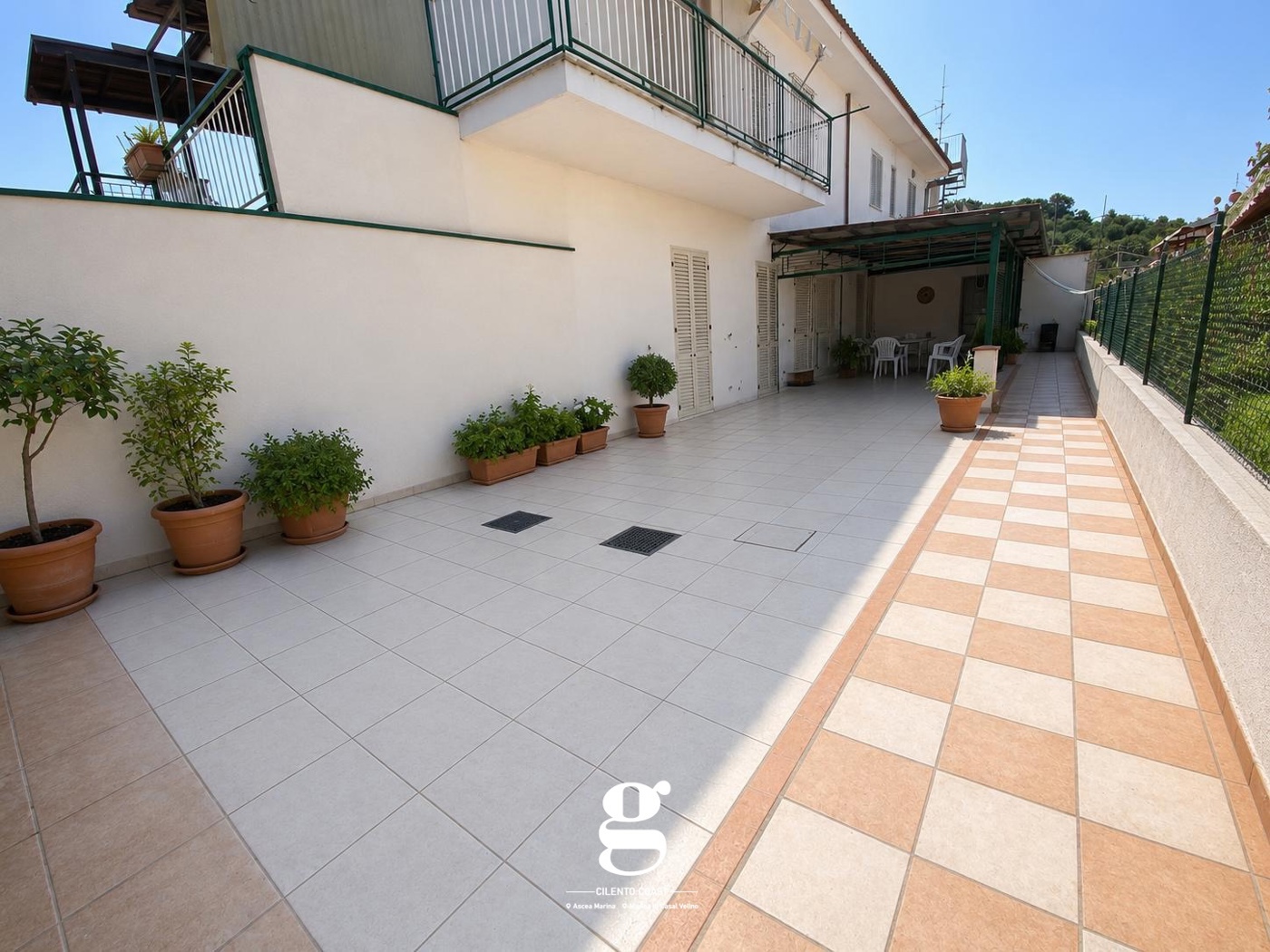 Trilocale con giardino a Ascea