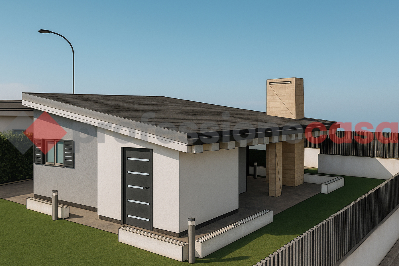 Villa Bifamiliare con giardino a Fiumicino