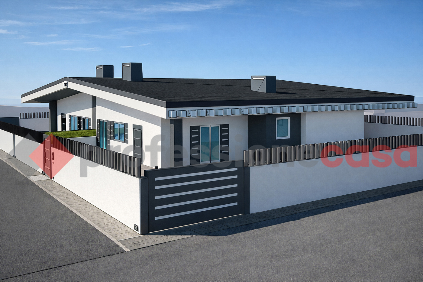 Villa Bifamiliare con giardino a Fiumicino